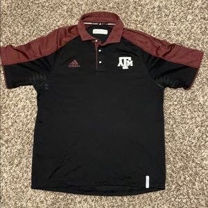 Texas A&M Adidas Polo Size - L